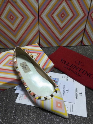 Valentino Shallow mouth flat shoes Women--004